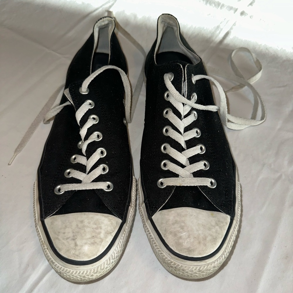 Converse All Star 103053F Unisex Low Top Black Men's Sz 11 US